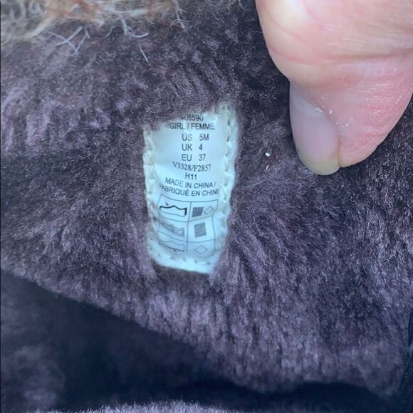 Lands end Faux Lined Winter boots Sz 5Y - Picture 8 of 9